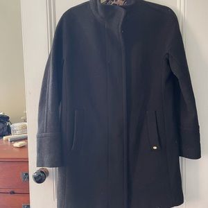 Black wool coat